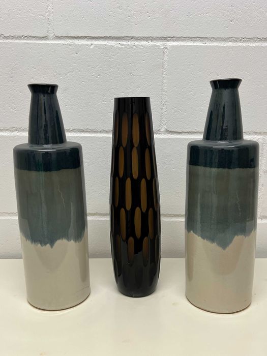 Conjunto de 3 Jarros Decorativos