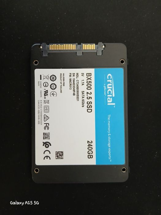 Dysk 240gb SSD crucial