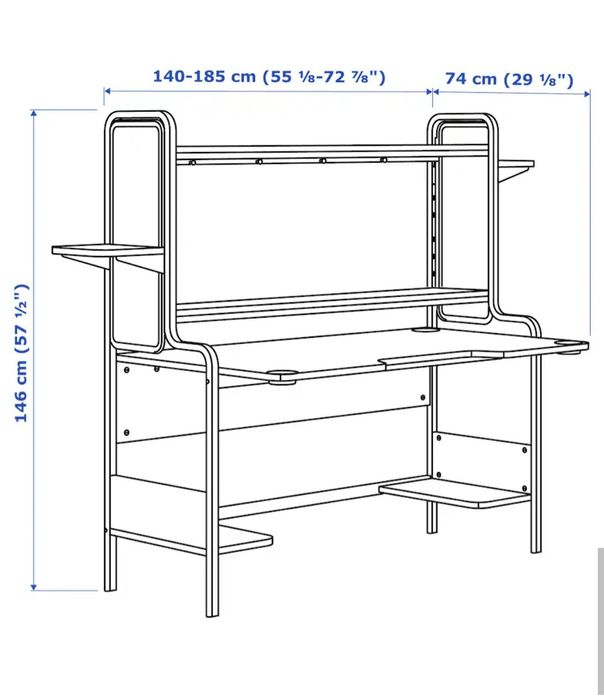 Secretaria IKEA gaming FREDDE