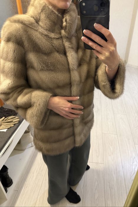 Шуба норкова, стан нова, S- M