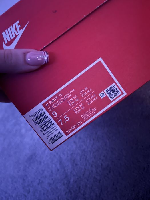 Nike Shox Czarno różowe