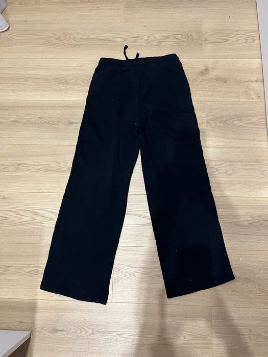 Дитячі чорні прямі штани 13-14 років
