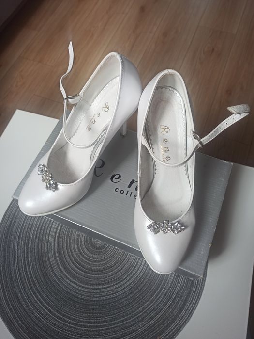 Skórzane buty ślubne