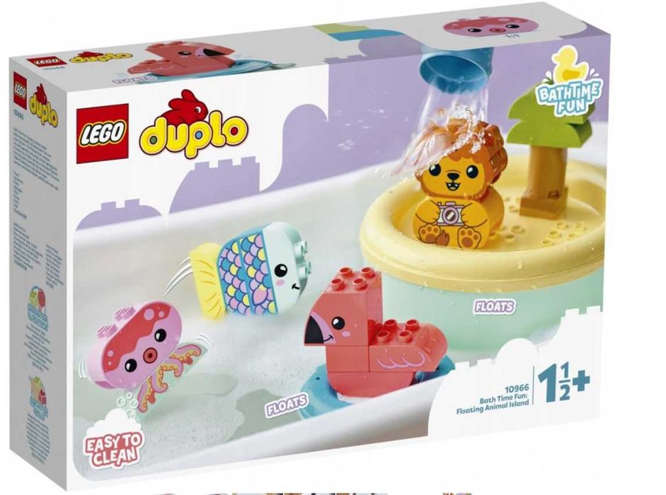 LEGO DUPLO 10966 zabawa w kąpieli pływająca wyspa