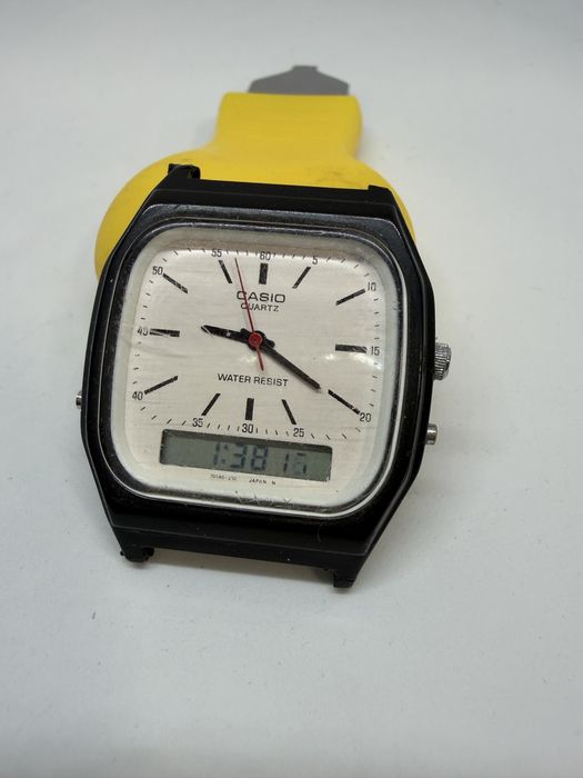 Zegarek Casio AQ-10W moduł 309 ana-digi vintage Japan uszkodzona koperta