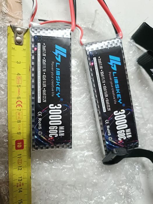Baterias lipo 7.4v 3000mha 60c