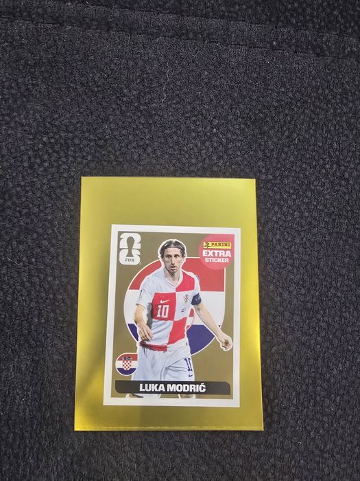 Luka Modrić Extra Sticker gold 2026