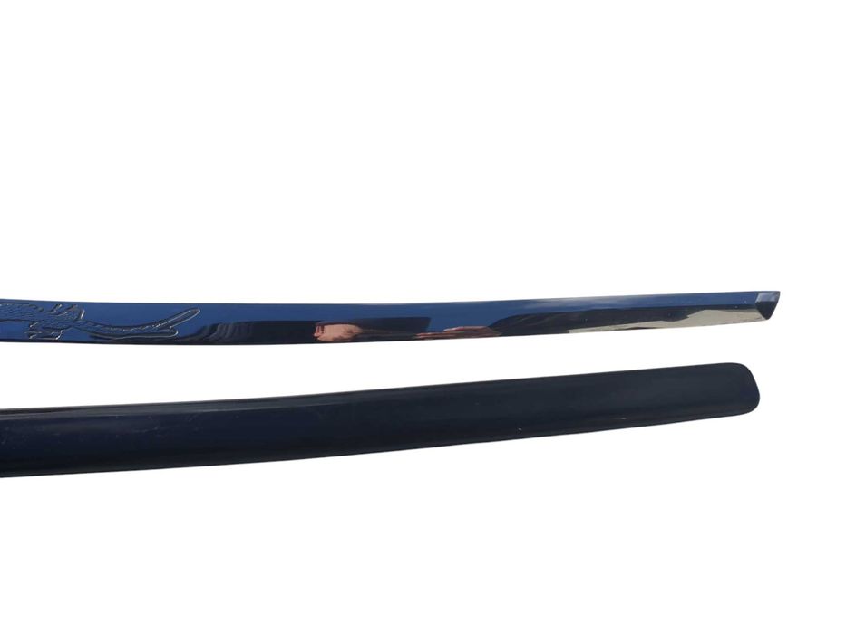 Stara długi miecz katana samurajska, japoński treningowy z lat 60/70