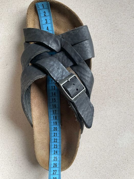 кожаные шлепанцы Birkenstock Lugano Camberra р.39