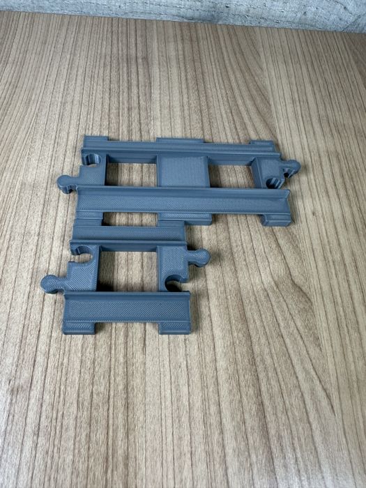 tor prosty 1/2 kompatybilny z klockami LEGO DUPLO, pociąg