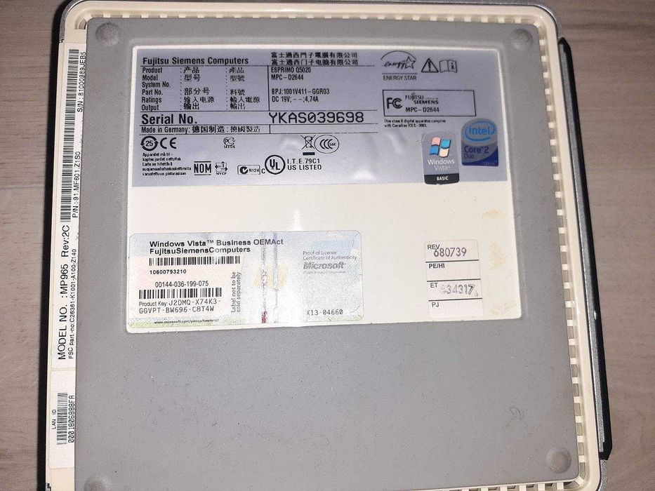 Комп'ютер (системний блок) Fujitsu-Siemens ESPRIMO Q5020 4Gb/128Gb SSD