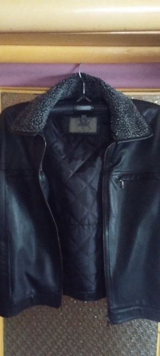 Kurtka skórzana czarna rozm. L/XL