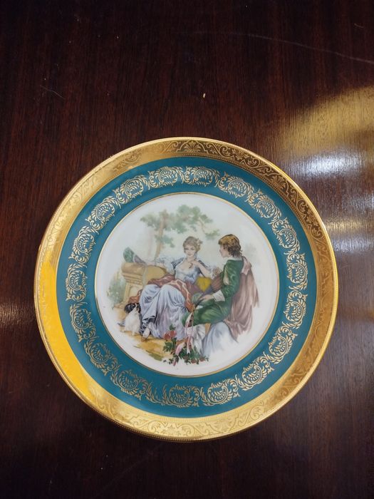 Conjunto 3 pratos Porcelana Limoges