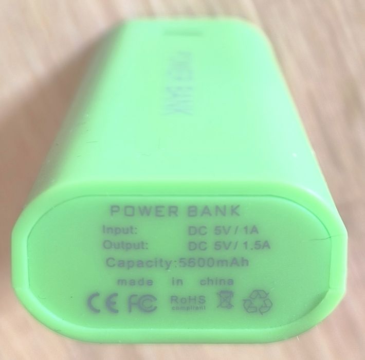 PowerBank 5800 mAh litowo jonowe ogniwa 2x LG