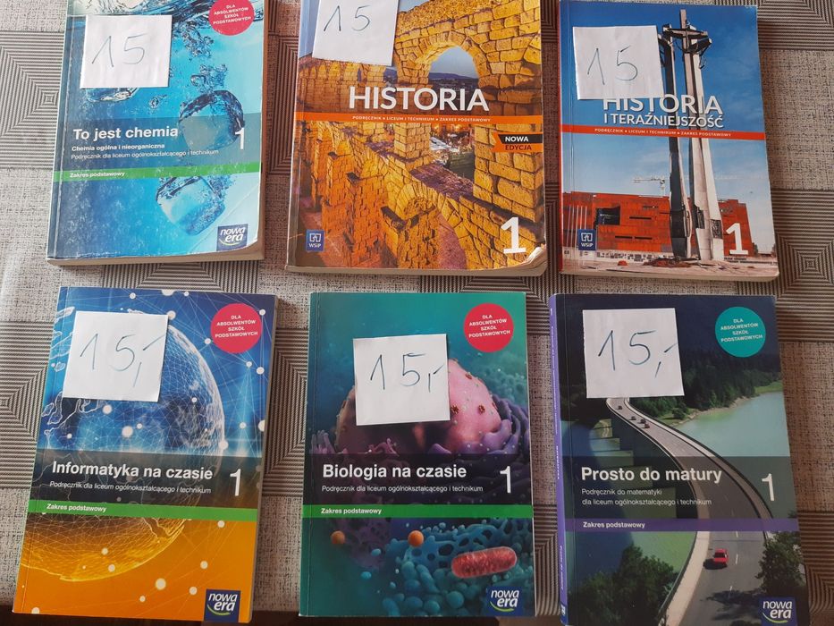 Podręczniki do klasy 1