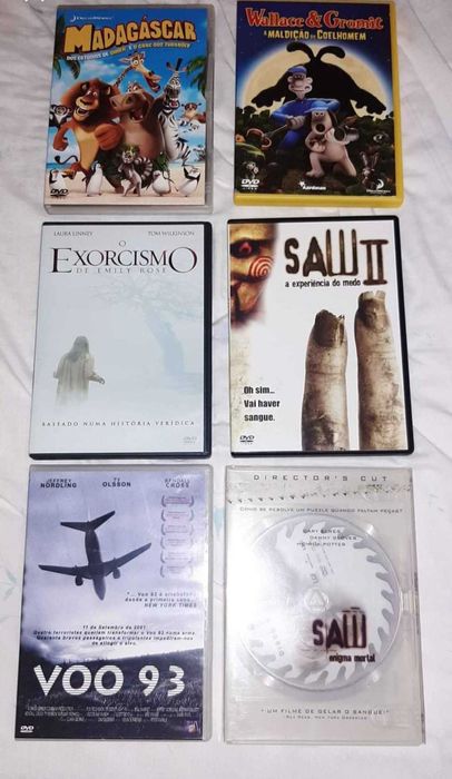 DVDs: filmes e música