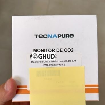 Monitor de qualidade do ar PM2.5 económico e de precisão.