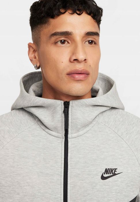 Nike 38 M Bluza Męska Szara Tech Bawełniana D2169