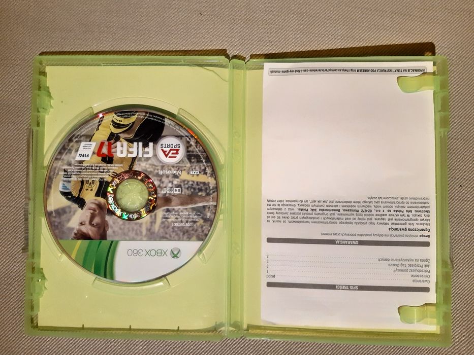 Gra FIFA 17 PL na konsolę xbox 360