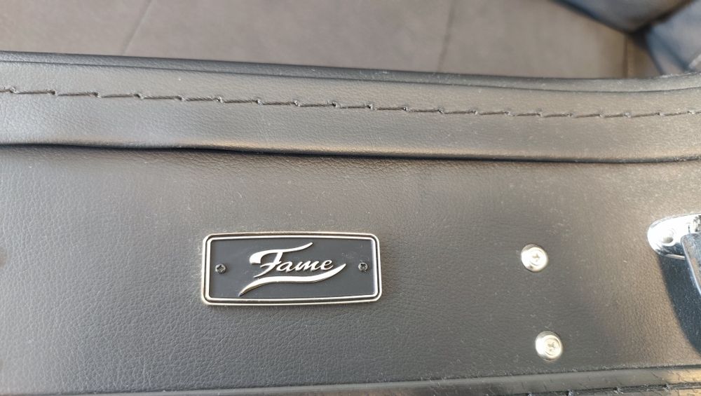 Vendo guitarra FAME com case incluso.