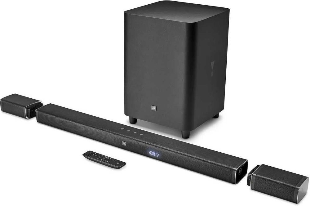 Soundbar JBL Bar 5.1 Czarny, Subwoofer, 2 oddzielne kanały przestrzenne