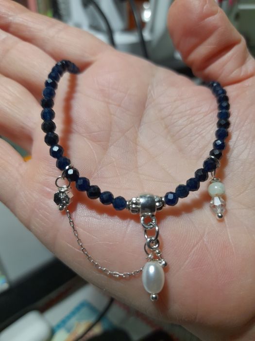 Чокер з сапфіру 41 см