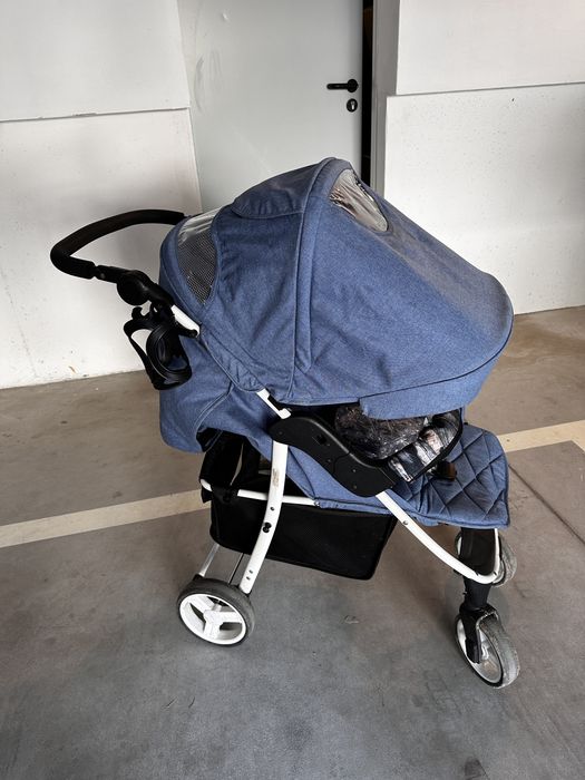 Wozek spacerowy rozkladany do pozycji lezacej