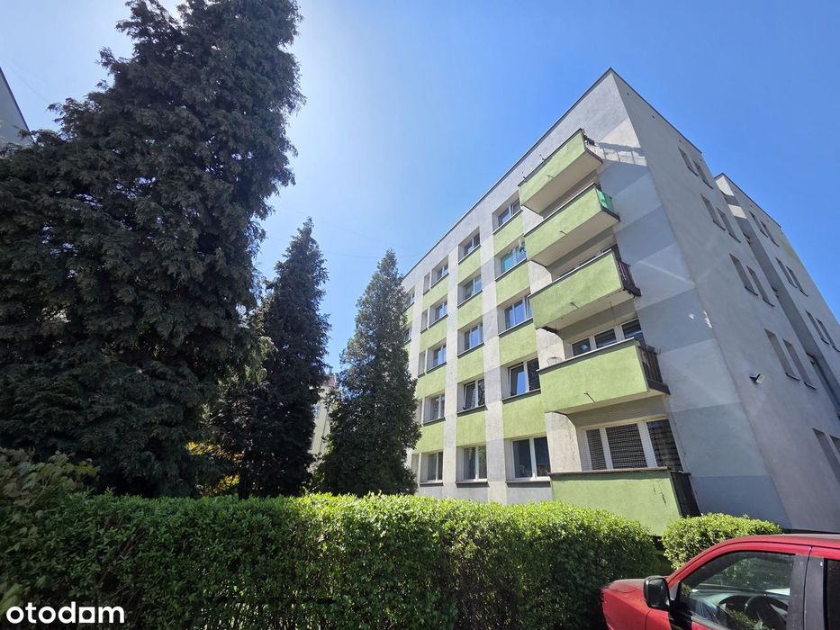 3 pokojowe mieszkanie z dużym potencjałem! Balkon z widokiem na zieleń