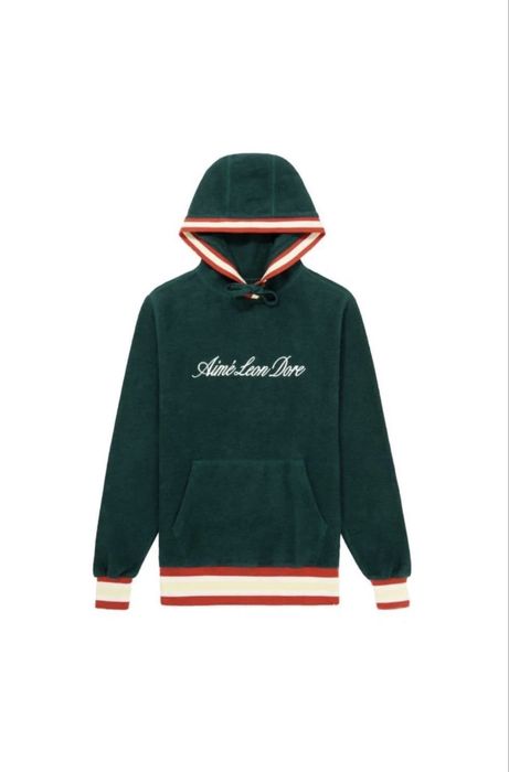 aimé leon dore reverse fleece hoodie fw19 xl nowa supreme kith