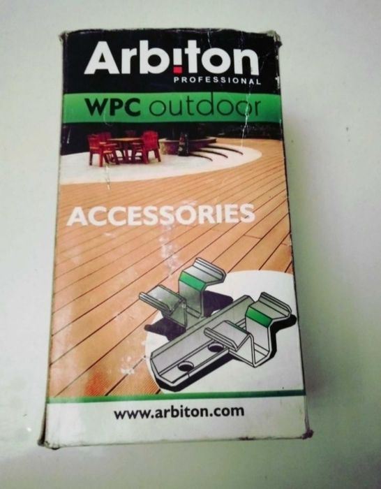 Klipsy montażowe do desek tarasowych kompozytowych torx 4x20mm ARBITON