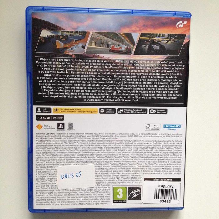 Wymiana Gran Turismo 7 PL PlayStation 5 PS5 Sklep W-wa Ursynów