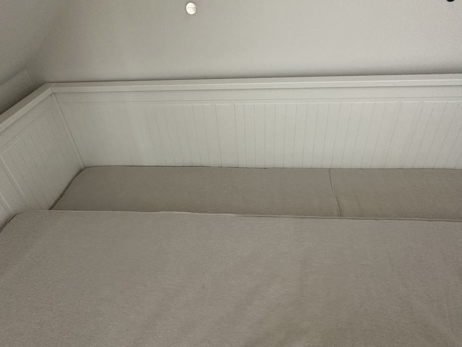 Sofa łóżko  Hemnes Ikea białe + materac