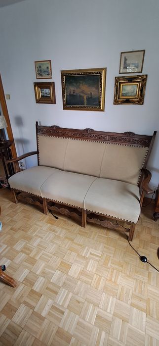 Francuska kanapa z fotelem
