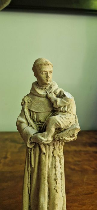 Rzezba figura Św. Antonii dewocjonalia antyk sztuka sakralna