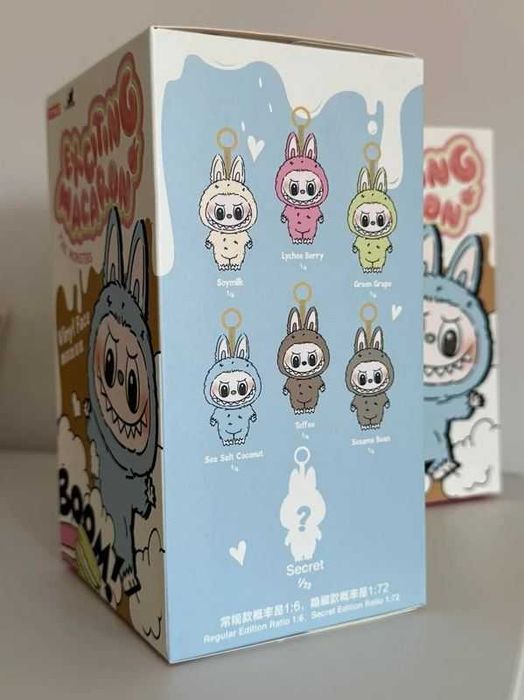 Labubu Exciting Macaron - oryginalny zestaw 6 blind boxów