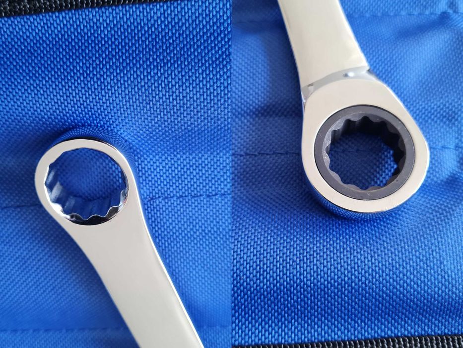 Набір довгих накидних ключів із тріскачкою 10 од., 8-19 мм Falon-Tech