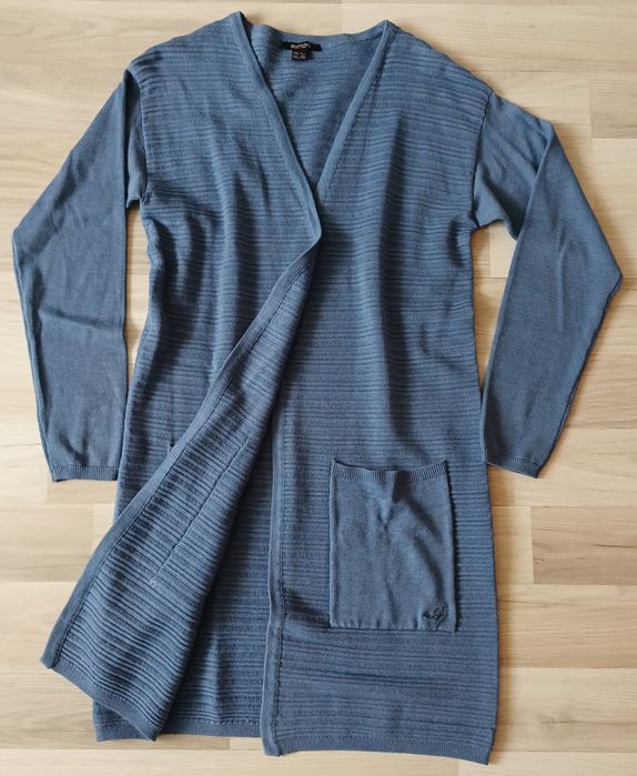 Esmara Kardigan niebieski długi rękaw bawełna M/ 40-42