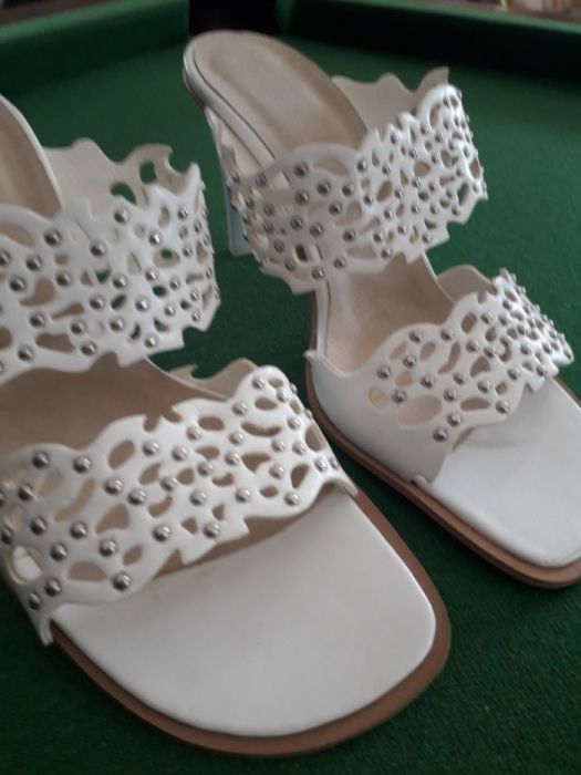 Klapki letnie azurowe