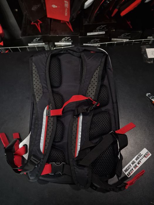 Plecak CITY HUNTER ALPINESTARS Czarny/Biały/Czerwony