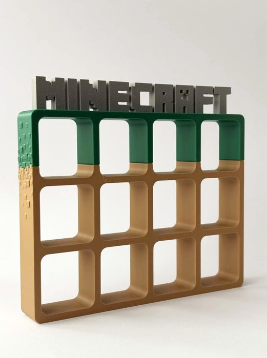 Підставка для фігурок Minecraft Kinder Joy 3D (12 слотів)