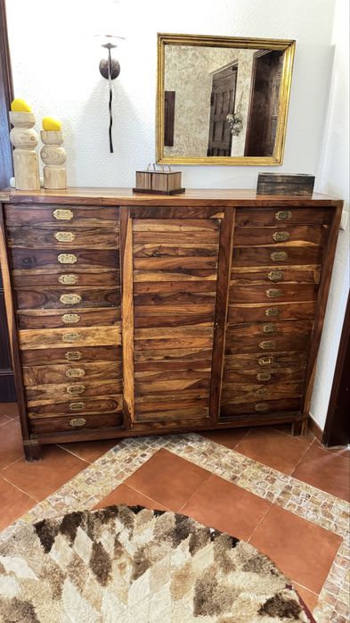 Móvel contador de madeira maciça - impirtafo Ásia