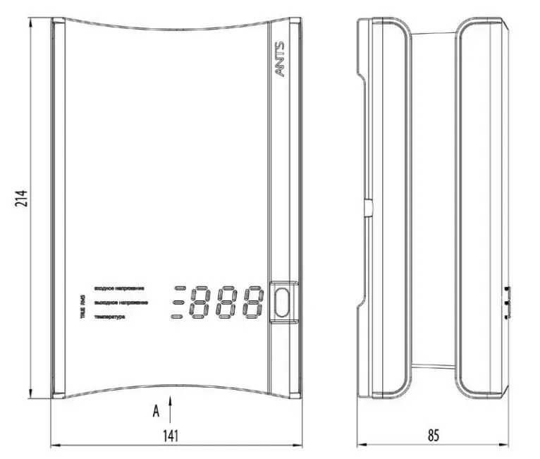 Стабілізатор напруги Елекс 440 Вт 0,5 кВА релейний ( АНТС У 600 )