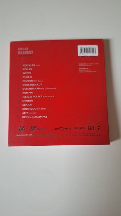 Solar - Klub 27 (plyta CD, AUTOGRAF) SB MAFFIJA