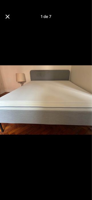 Cama Casal com Colchao compativel