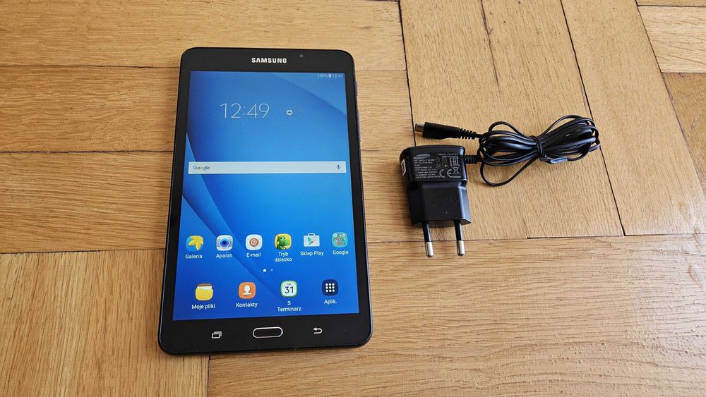 Samsung Galaxy Tab A 7.0 SM-T280 8GB Wi-Fi – CZARNY + ORYGINALNA ŁADOWARKA