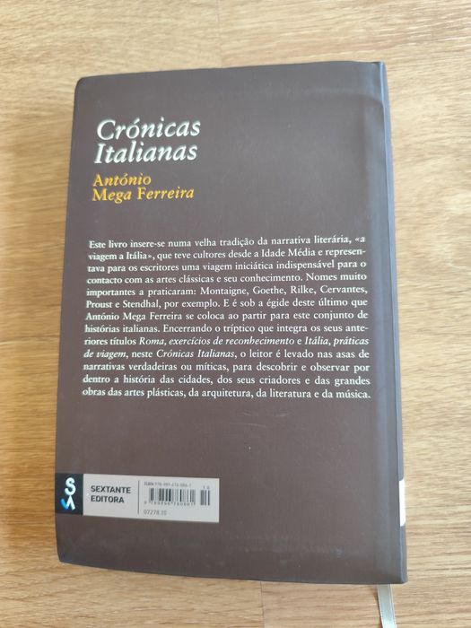 Crónicas italianas de Antônio Mega Ferreira
