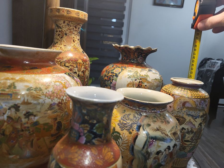 Wazony chińska ręcznie malowana porcelana 6szt