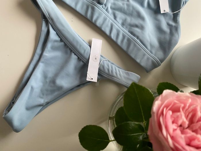 Kira Swim Bikini komplet pastelowy USA wysoki stan