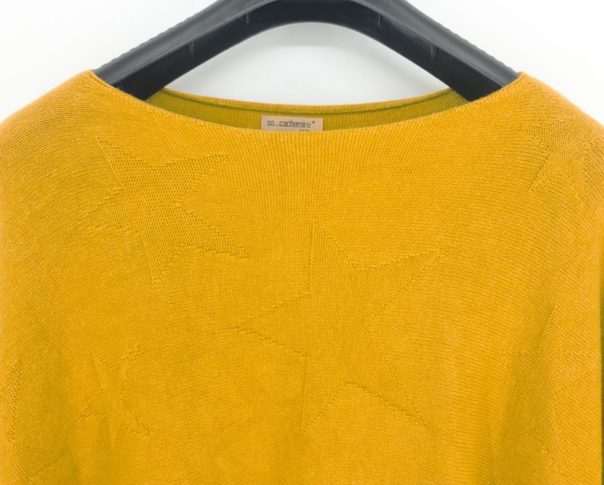 Ponczo z dodatkiem kaszmiru So Cachemire