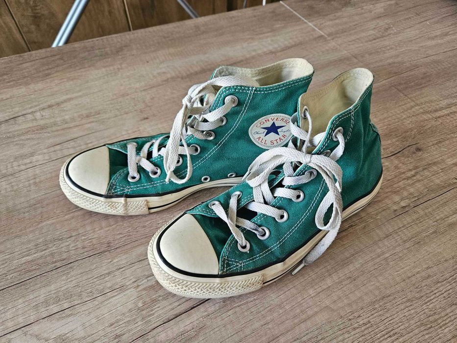 Zielone trampki converse damskie 38